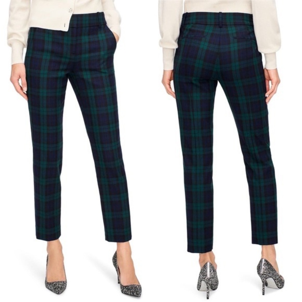 J. Crew Plaid Cameron Pants Petite